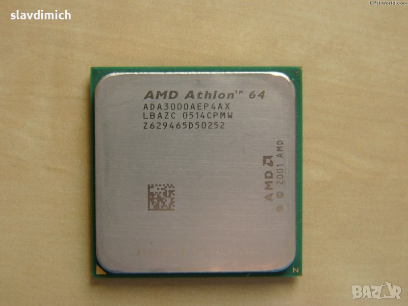 Процесор за компютър AMD athlon 64 ada3000aep4ax 3000+ Socket 754, снимка 1