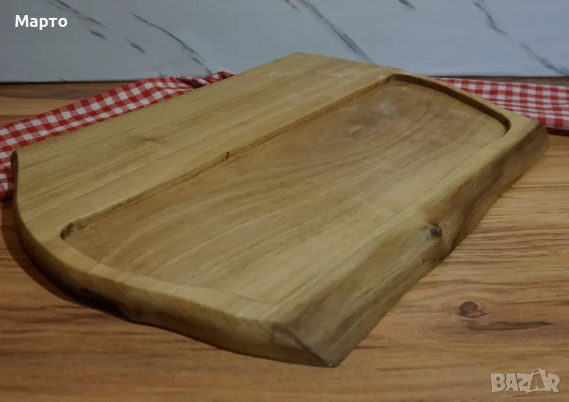 Комбинирана дъска-поднос от орех, снимка 1