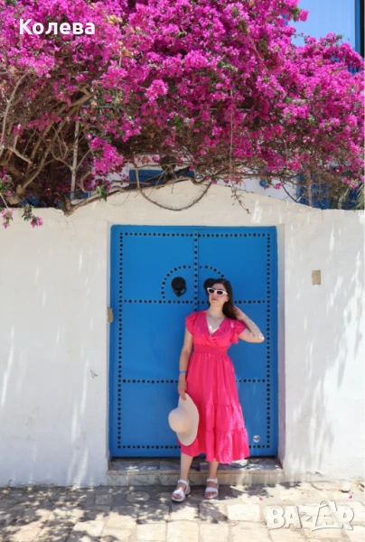 Лятна цикламена рокля, снимка 1