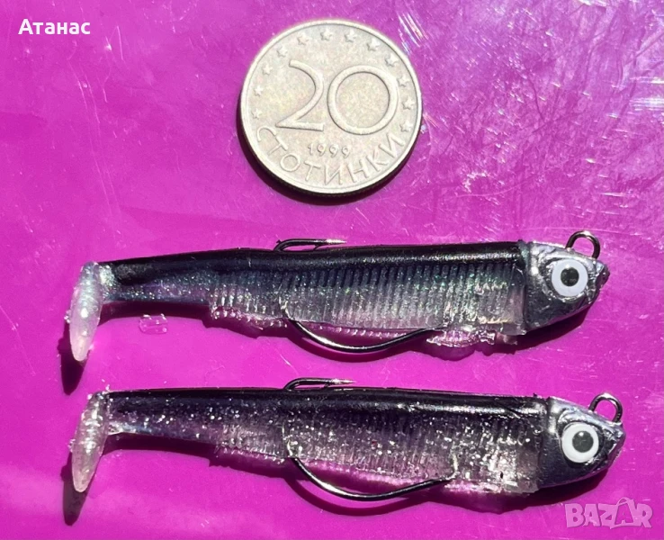 Силиконови примамки Blood Minnow, снимка 1