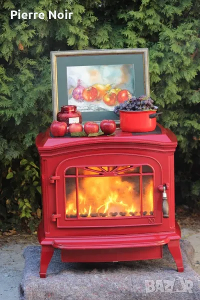 Френска чугунена печка на дърва , снимка 1