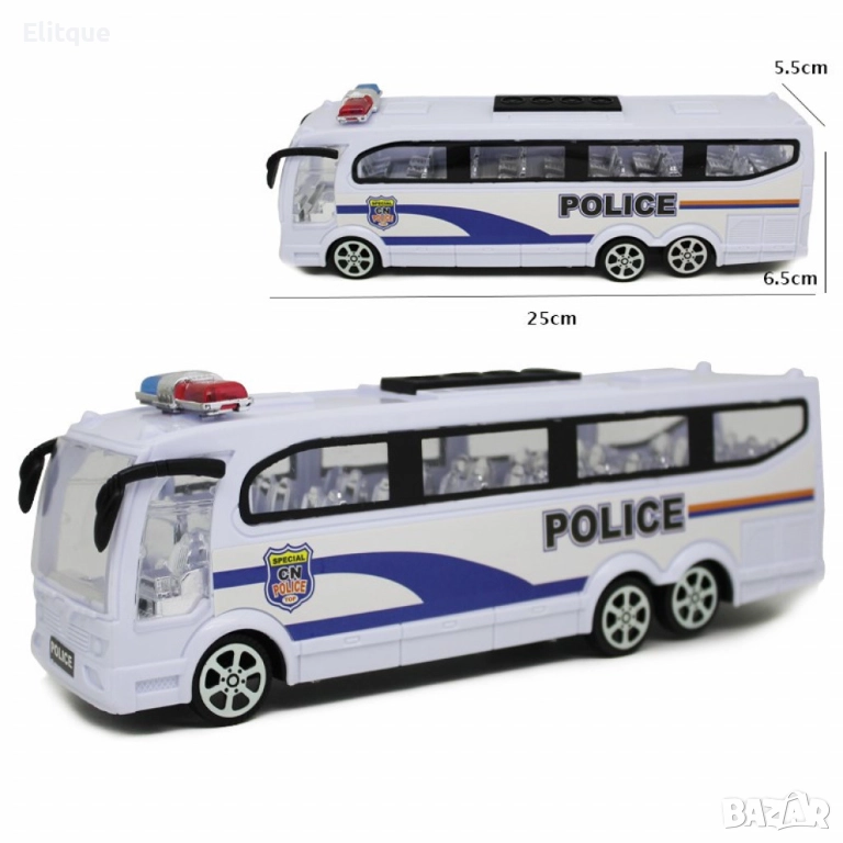 Полицейски автобус с реалистичен дизайн, снимка 1