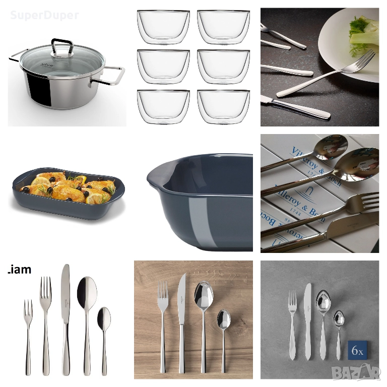 Villeroy & Boch прибори за хранене Liam , Ella , Arthur , Piemont, снимка 1