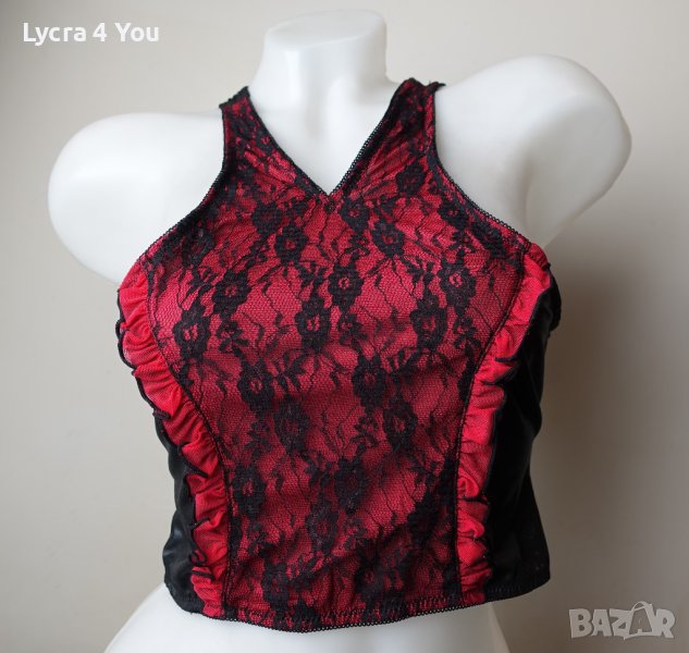 La finesse Dessous М дамско бюстие/топ с мокър/кожен ефект, снимка 1