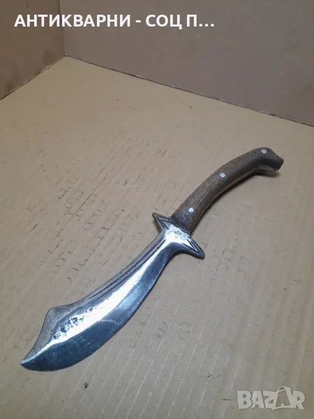 Стар Ръчно Изработен Нож От Ресьорна Стомана., снимка 1