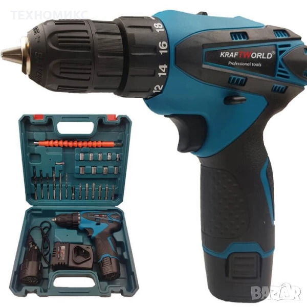 Немски Акумулаторен Двускоростен Винтоверт 36V , 5.0Ah, снимка 1