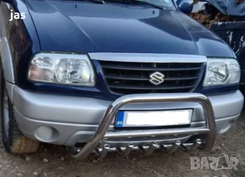 Rollbar/Ролбар Suzuki Grand Vitara нисък с предкартерна защита !НОВИ!, снимка 1