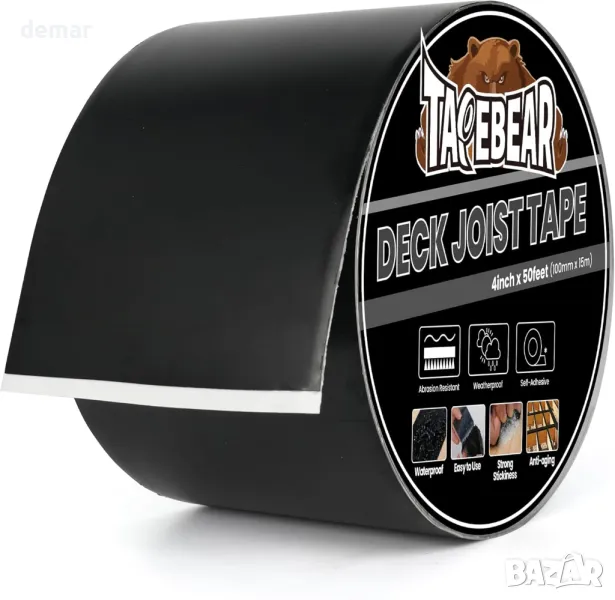 Лента за греди TAPEBEAR 100 мм x 15 м, водоустойчива антикорозионна лента, снимка 1