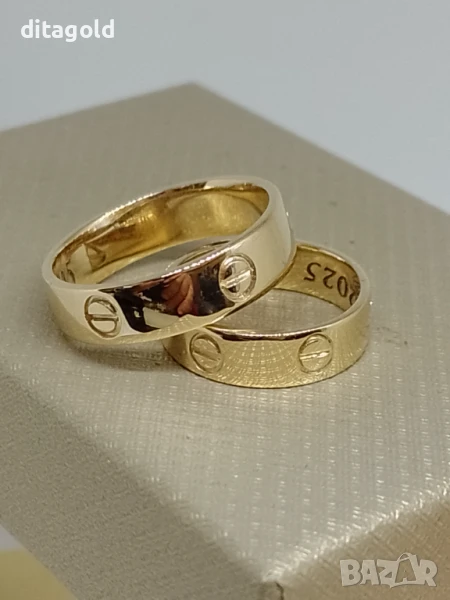 Изработка на 14К златни венчални халки, снимка 1