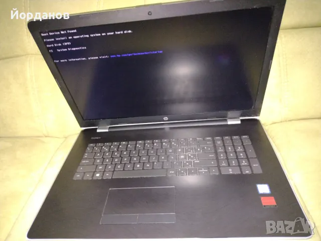 работещ HP 17.3'' Led / Core i5-7200 / 2gb. ram. цял за ремонт или части!, снимка 4 - Части за лаптопи - 48260454