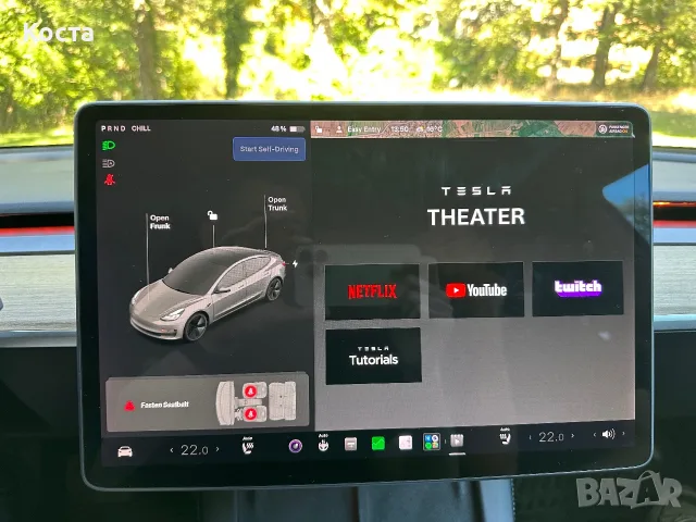 Tesla Model 3 SR+ PPF FSD Matrix, снимка 14 - Автомобили и джипове - 56338277