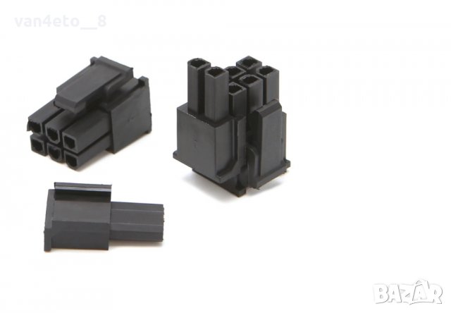 Букса 6+2 пина за Antminer, Dash и риг