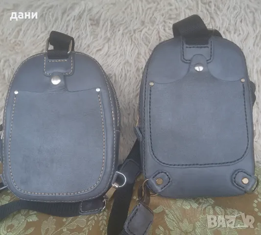 Ранички,чанти за през гърдите от естествена кожа , снимка 2 - Раници - 48847583