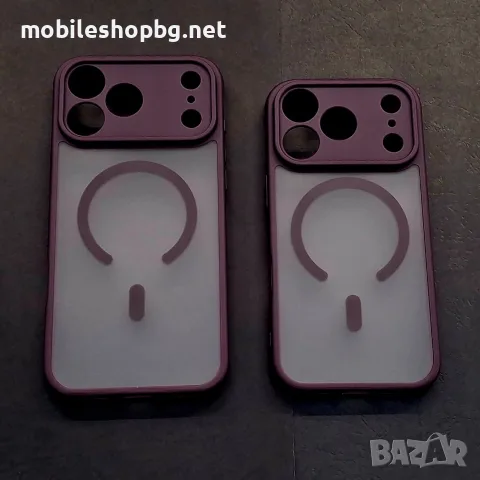 iPhone 18 Pro Max /iPhone 18 Pro гръб матов полупрозрачен dark cherry , снимка 4 - Калъфи, кейсове - 56171829