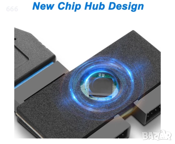 USB3.0 19PIN сплитер 1 към 2 удължителен кабел за дънна платка, снимка 3 - Друга електроника - 52940306