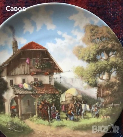 Колекционерска чиния С сертификат порцелан картина / декорация чан статуетка фигура ваза чаша, снимка 2 - Колекции - 41324379