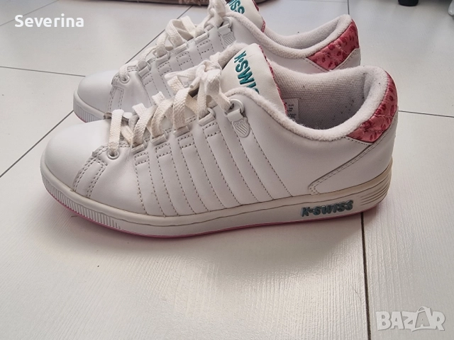 K-swiss Естествена кожа сникърси , снимка 4 - Дамски ежедневни обувки - 51752886