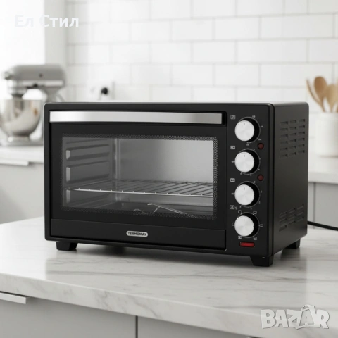 Компактна печка Termomax – фурна + два керамични котлона в едно