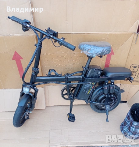 Електрически велосипед, сгъваем нов-гаранция