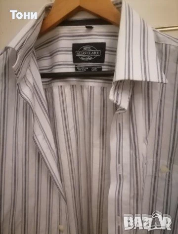Allan Clark Нова Мъжка Риза с Яка Размер М, снимка 4 - Ризи - 50753889