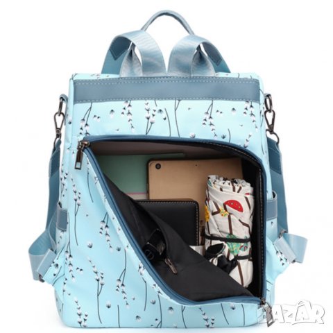 Дамска чанта-раница Spring Blue, снимка 17 - Раници - 40298688