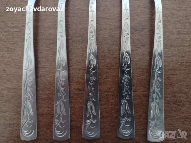 5 БР. РУСКИ МАЛКИ ВИЛИЧКИ, снимка 2 - Прибори за хранене, готвене и сервиране - 50658513