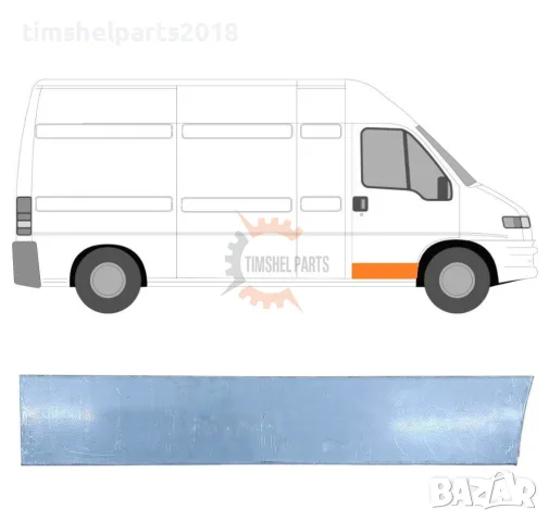 Ремонтен панел предна врата за FIAT Ducato-PEUGEOT Boxer- CTROEN Jumper от 1994 до 2006 год - ДЕСЕН