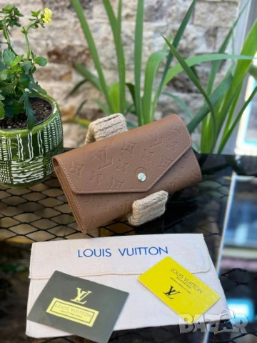 портмонета от естествена кожа louis vuitton , снимка 3 - Портфейли, портмонета - 51295014