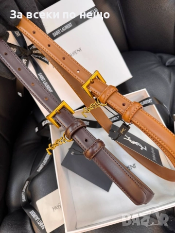 Yves Saint Laurent Колан Със Сертификат И Торбичка - Налични Различни Цветове Код SK255, снимка 2 - Колани - 52596439