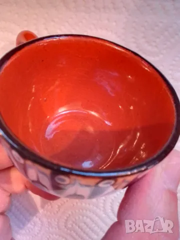 Глинени 2бр чашки и гърненце, снимка 3 - Антикварни и старинни предмети - 48581771