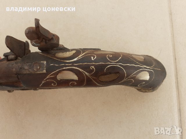 Красив кремъчен пистолет,пищов,оръжие, снимка 5 - Колекции - 39958927