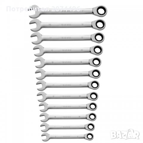 3084 Ключ с тресчотка, снимка 8 - Ключове - 35831787