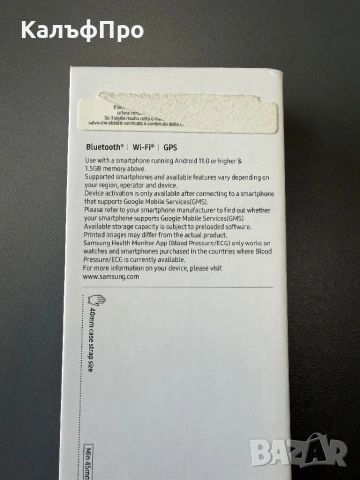 Продавам/Бартер Samsung Galaxy Watch FE НОВ, снимка 4 - Samsung - 53780754