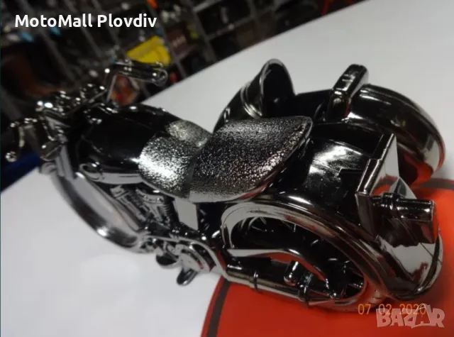 Часовник ретро мотор с кош триколка чопър с рамка за снимка сувенир мотор, снимка 5 - Аксесоари и консумативи - 49167630