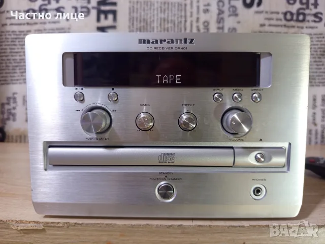 Мини CD/Ресивър "Marantz"CR401, снимка 5 - Ресийвъри, усилватели, смесителни пултове - 56352552