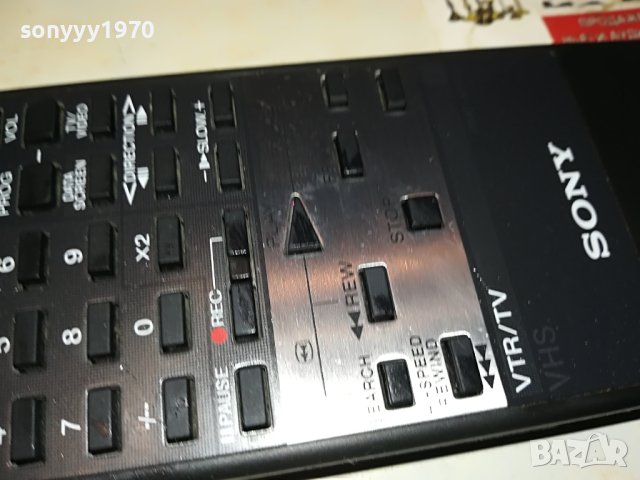 sony rmt-v109a vtr/tv VHS remote 2805231104, снимка 4 - Дистанционни - 40848001