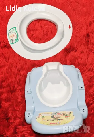 Бебешка тоалетна-столче, седалка и калъф, снимка 7 - За банята - 49442081