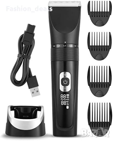 Нов Електрически тример машинка за подстригване на коса брада за мъже, снимка 8 - Друга електроника - 41459923
