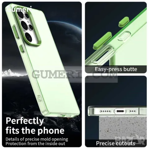 Samsung Galaxy S25 Ultra Противоударен Хибриден Гръб - Мат, снимка 7 - Калъфи, кейсове - 49221282