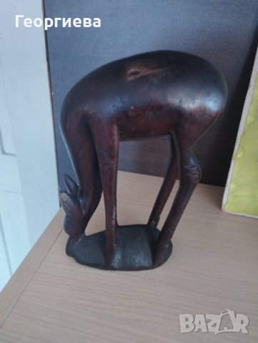 Фигура сърна - дървена 