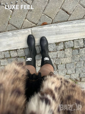 Дамски Ботуши - Гумени ⚜️ Chanel , снимка 17 - Дамски ботуши - 52482620