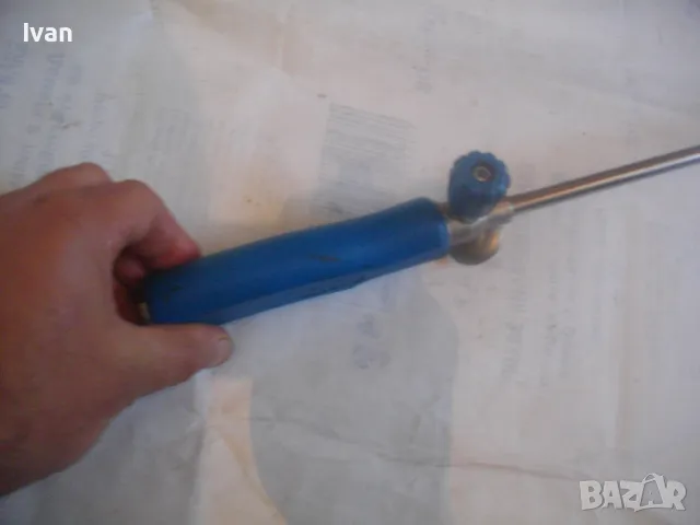 940мм/ф35мм ГАЗОВА ПРОПАН-БУТАН ГОРЕЛКА ЗА ПЛЕВЕЛИ И ПЪРЛАЧКА НЕМСКА CHF РАБОТИ НА ФЛАКОН ГАЗ, снимка 9 - Други инструменти - 48409029