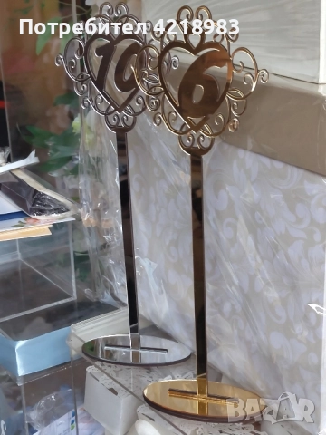 Номера за маси , снимка 5 - Сватбени аксесоари - 52341220