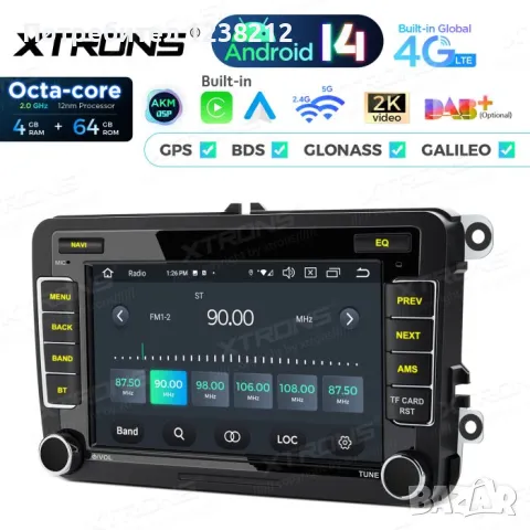 МУЛТИМЕДИЯ XTRONS ЗА VW SKODA SEAT PX74MTVL, снимка 9 - Аудиосистеми - 35560364