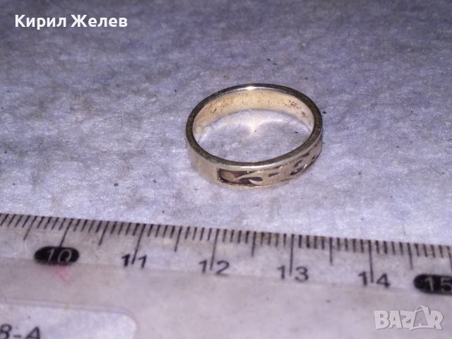 МЕТАЛСКИ РОКАДЖИЙСКИ СРЕБЪРЕН ОРНАМЕНТИРАН ФЕШЪН АРТ УНИСЕКС ПРЪСТЕН СРЕБРО 925 - Тип ХАЛКА 38493, снимка 11 - Пръстени - 41451055