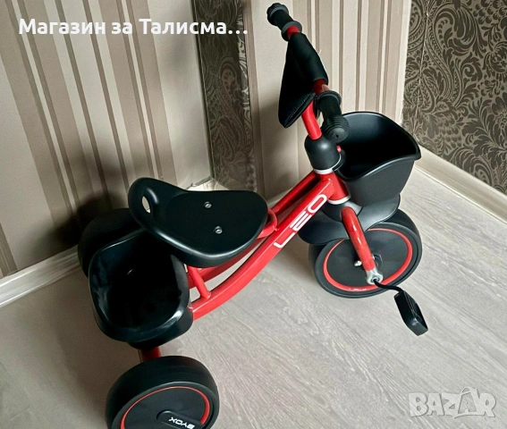 Детска Триколка Byox - Leo, червена, снимка 3 - Детски велосипеди, триколки и коли - 53570126