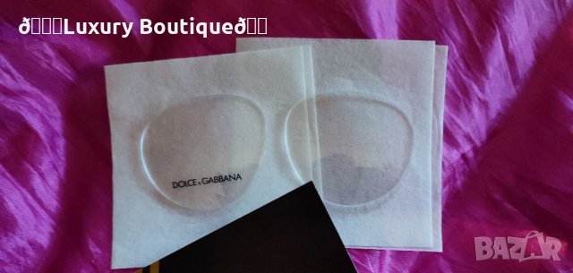 Оригинални Dolce & Gabbana прозрачни стъкла за рамка за очила, снимка 2 - Слънчеви и диоптрични очила - 34165715