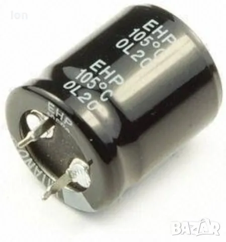 1000uF/100V кондензатор, 105°C, snap-in, снимка 1