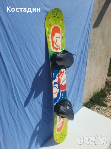 Сноуборд Atomic Pivot 150см. с автомати  , снимка 5 - Зимни спортове - 53798008