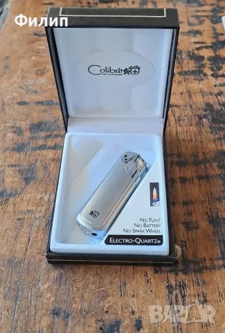 запалка Colibri of London Колибри сребро малка елегантна в подаръчна кутия